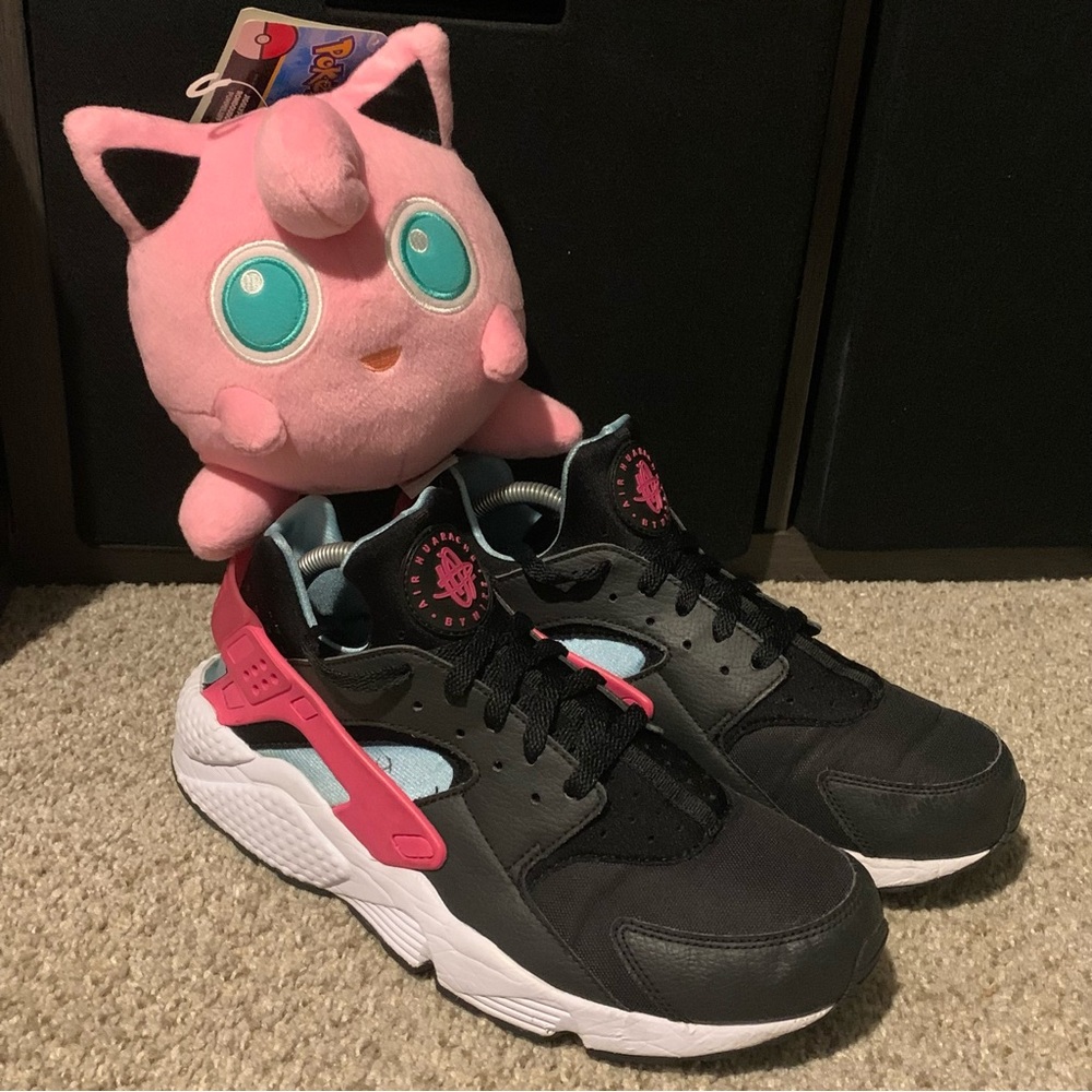 Nike Men’s Air Huarache Run South Beach Fuschia Blue BV2528-001 Men’s Size 10